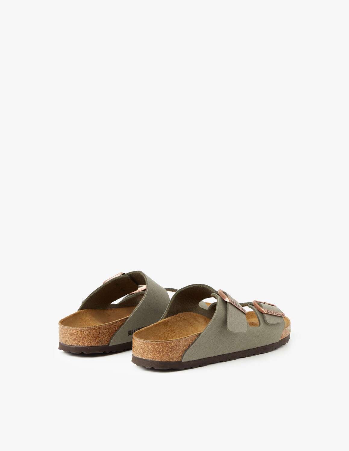 Сандалии на плоской подошве с камнями Arizona Birkenstock, коричневый — фото 4