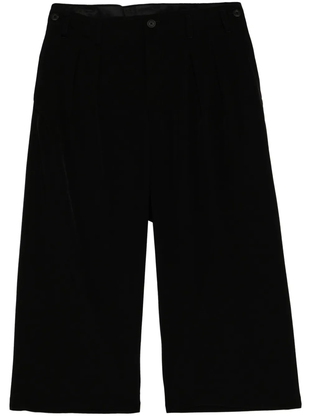 

Брюки с низким шаговым швом Yohji Yamamoto, черный