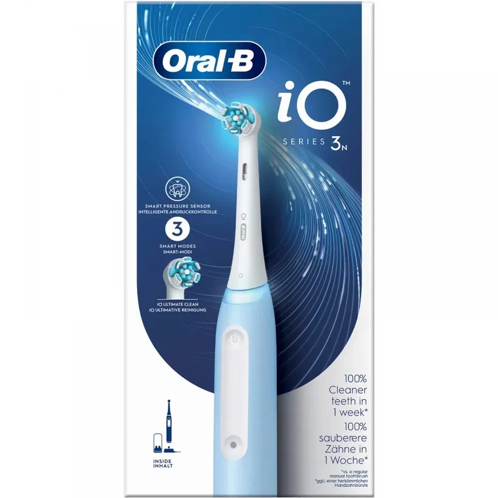Электрическая зубная щетка Oral-B iO Series 3n синий — фото 2