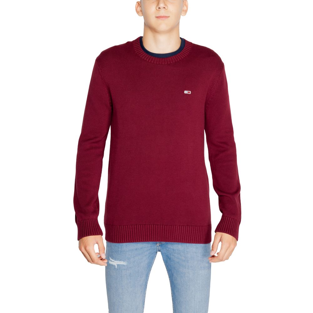 

Свитер из органического хлопка цвета бордо Tommy Jeans
