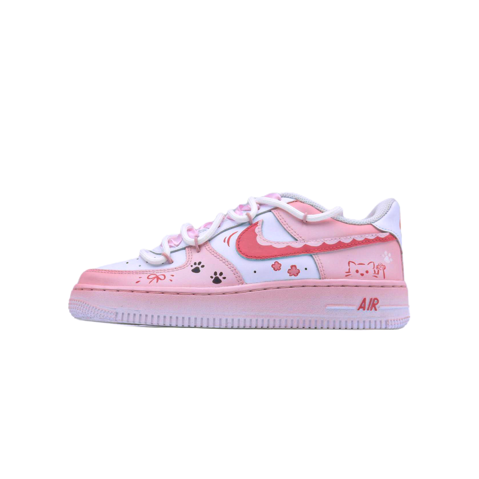 

Детские кроссовки для скейтбординга Air Force 1 для начальной школы Nike, розовый