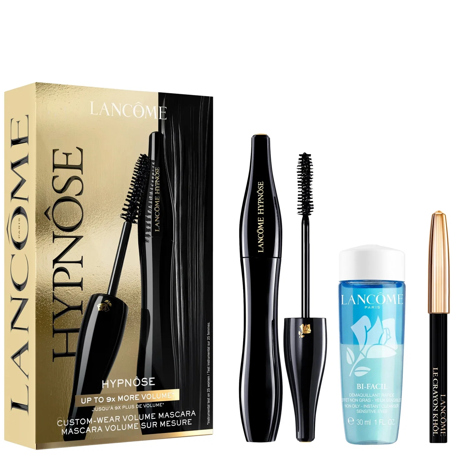 Тушь для ресниц Hypnose, подводка для глаз Khol и мини-набор Bifacil Lancôme