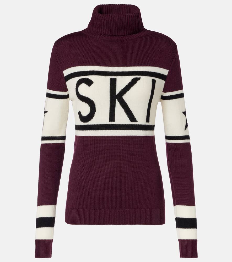 

Шерстяной свитер с интарсией Perfect Moment, Burgundy