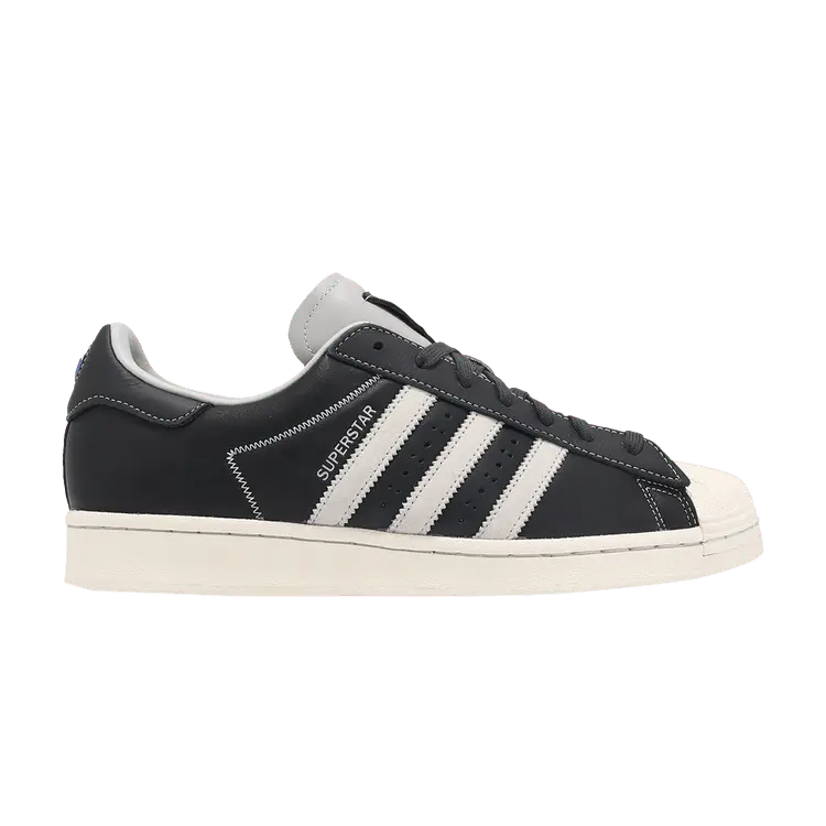 

Кроссовки adidas Superstar 'Carbon Grey Contrast Stitch', черный