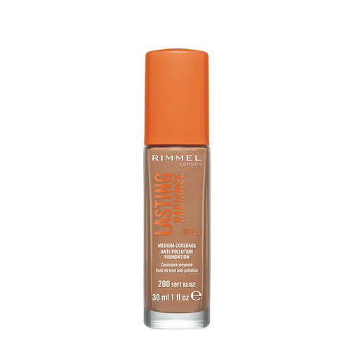 

Тональный крем для лица 200 Soft Beige, Spf 25, 30 мл Rimmel, Lasting Radiance