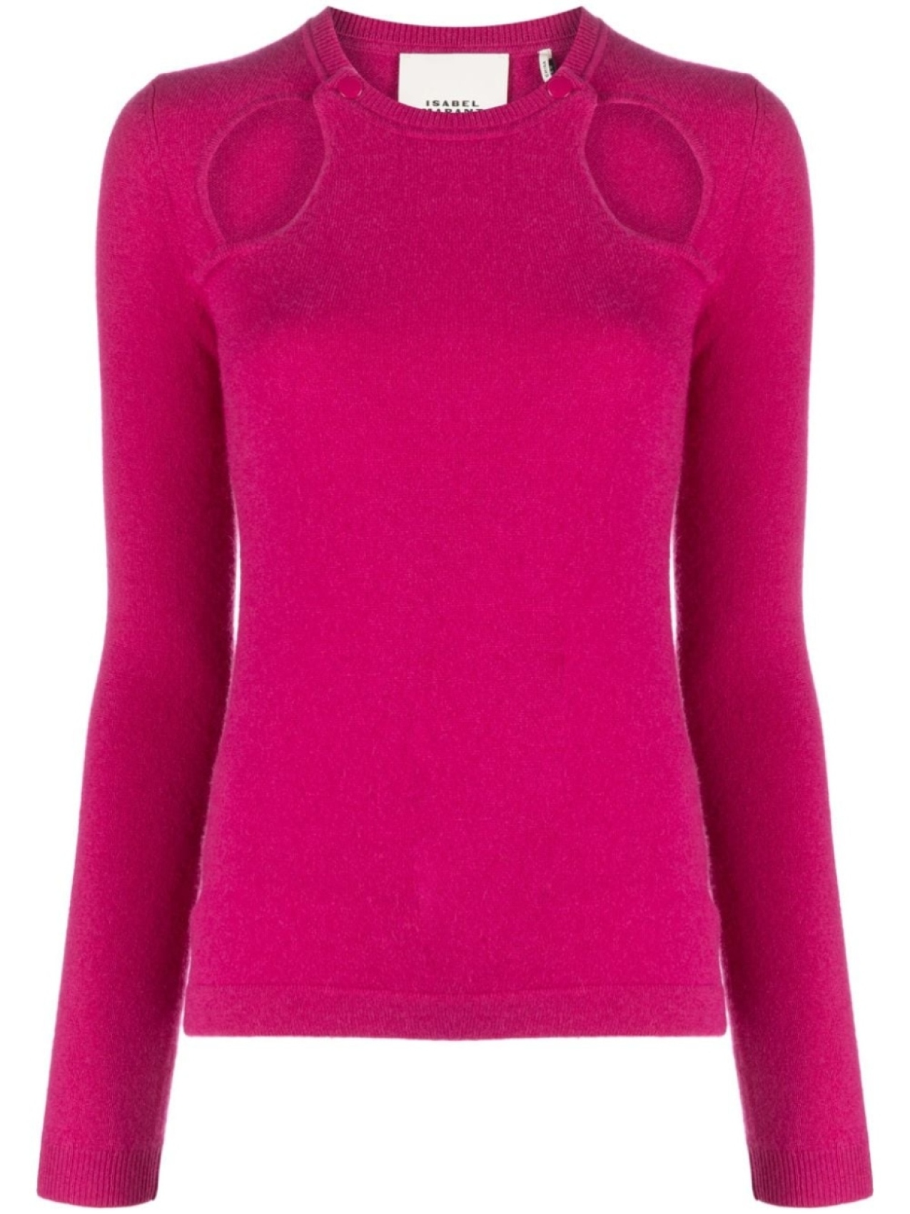 

ISABEL MARANT cut-out cashmere top, розовый