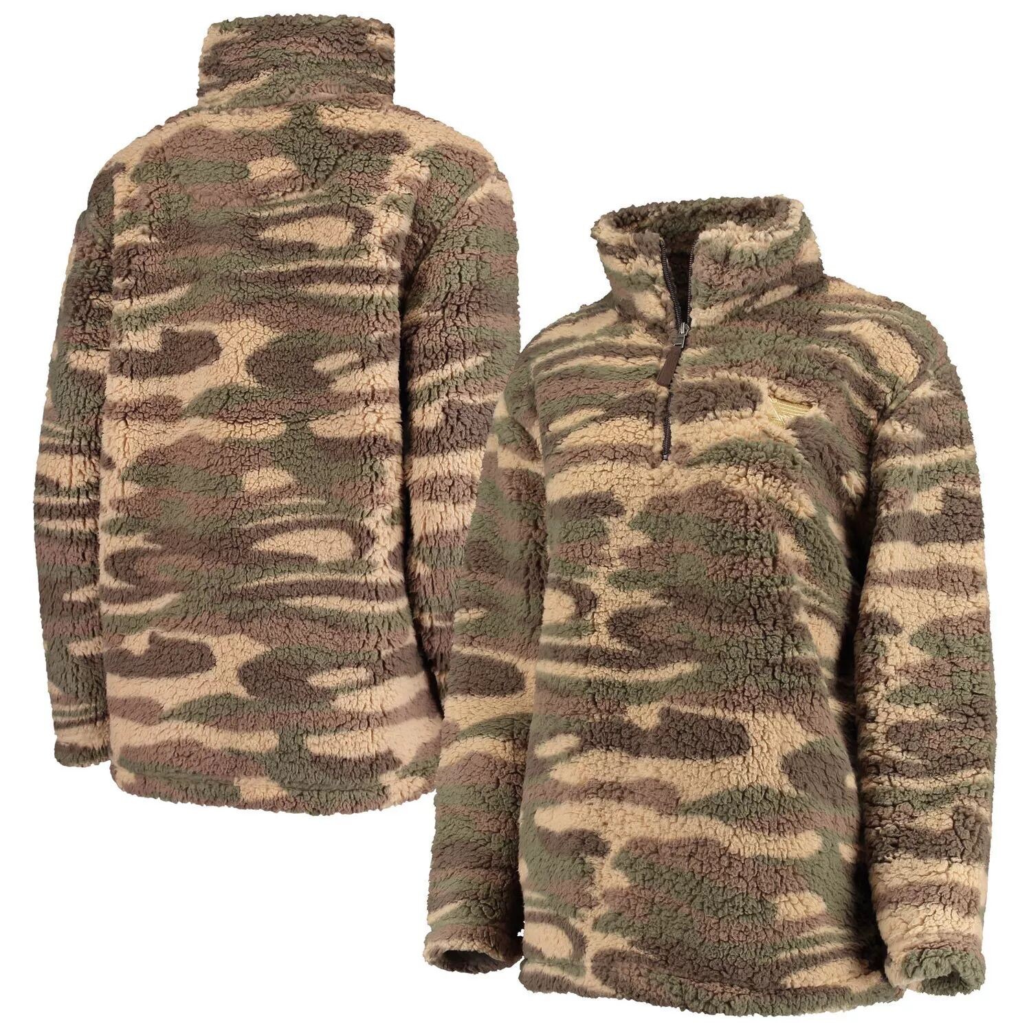 

Женская куртка G-III Sports by Carl Banks Camo St. Louis Blues из шерпы с молнией четверть четверти G-III