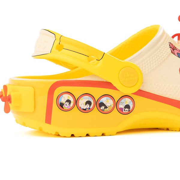 Сабо The Beatles x Crocs Yellow Submarine Classic Clog, желтый — фото 4