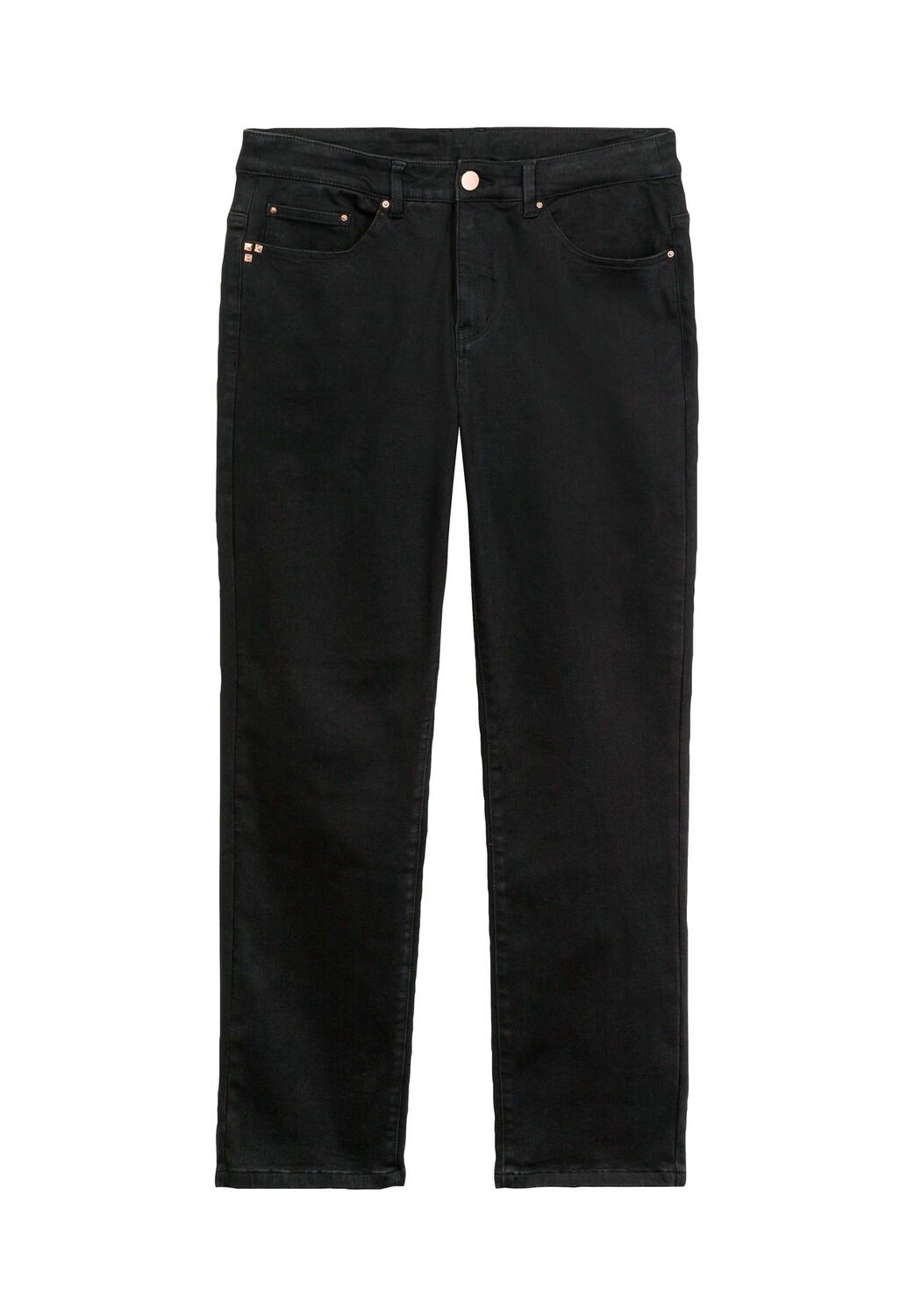 

Прямые джинсы стрейч с бодиформирующим эффектом Sheego, цвет Black Denim