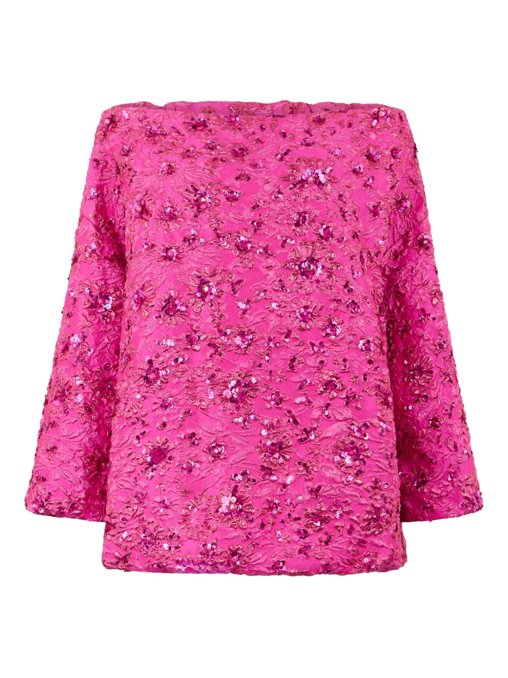 

Платье, украшенное пайетками Valentino Garavani, розовый