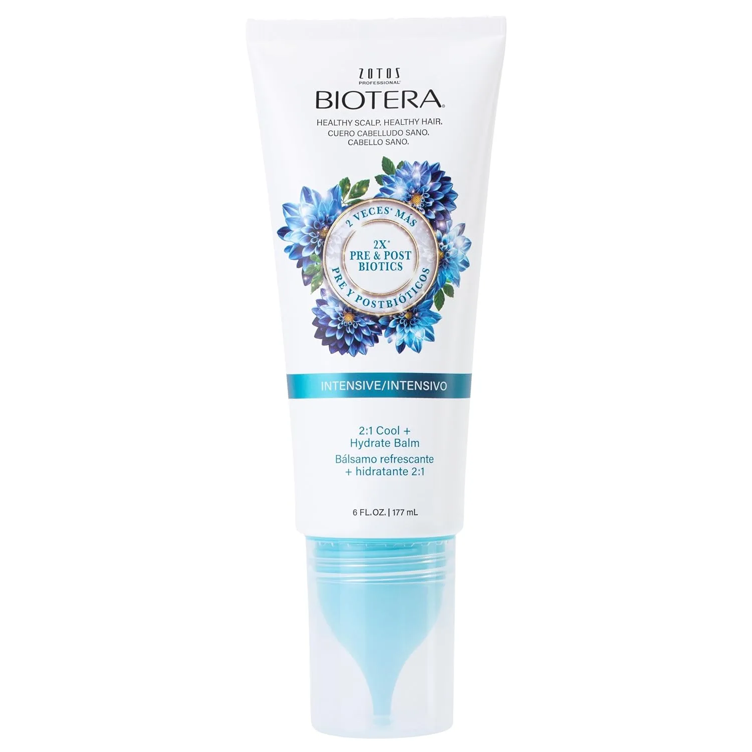 Кондиционер-бальзам Biotera Intensives 2:1 Cool + Hydrate | Веганский продукт, не тестируется на животных | Без парабенов и сульфатов | Подходит для окрашенных волос | 170 мл