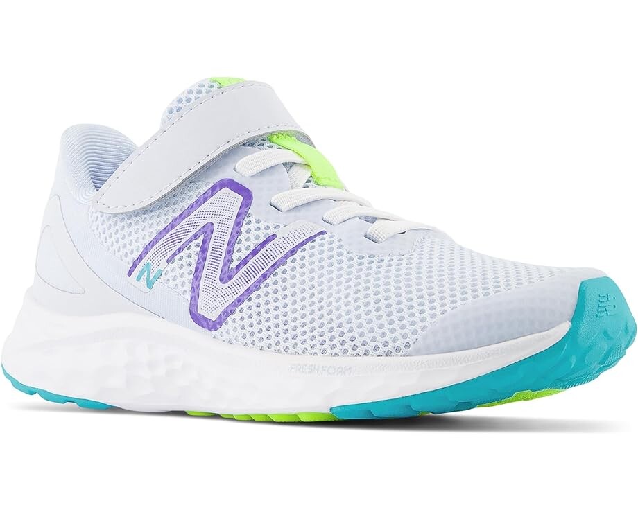 

Кроссовки New Balance Fresh Foam Arishi v4 Bungee Lace with Hook-and-Loop Top Strap, цвет Ice Blue/Electric Indigo