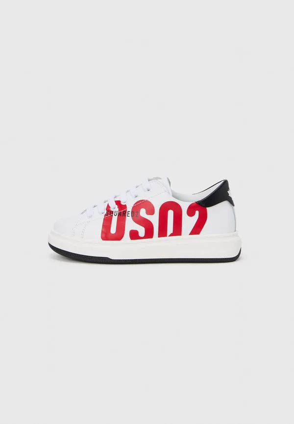 Кроссовки унисекс Dsquared2, White/Black/Red