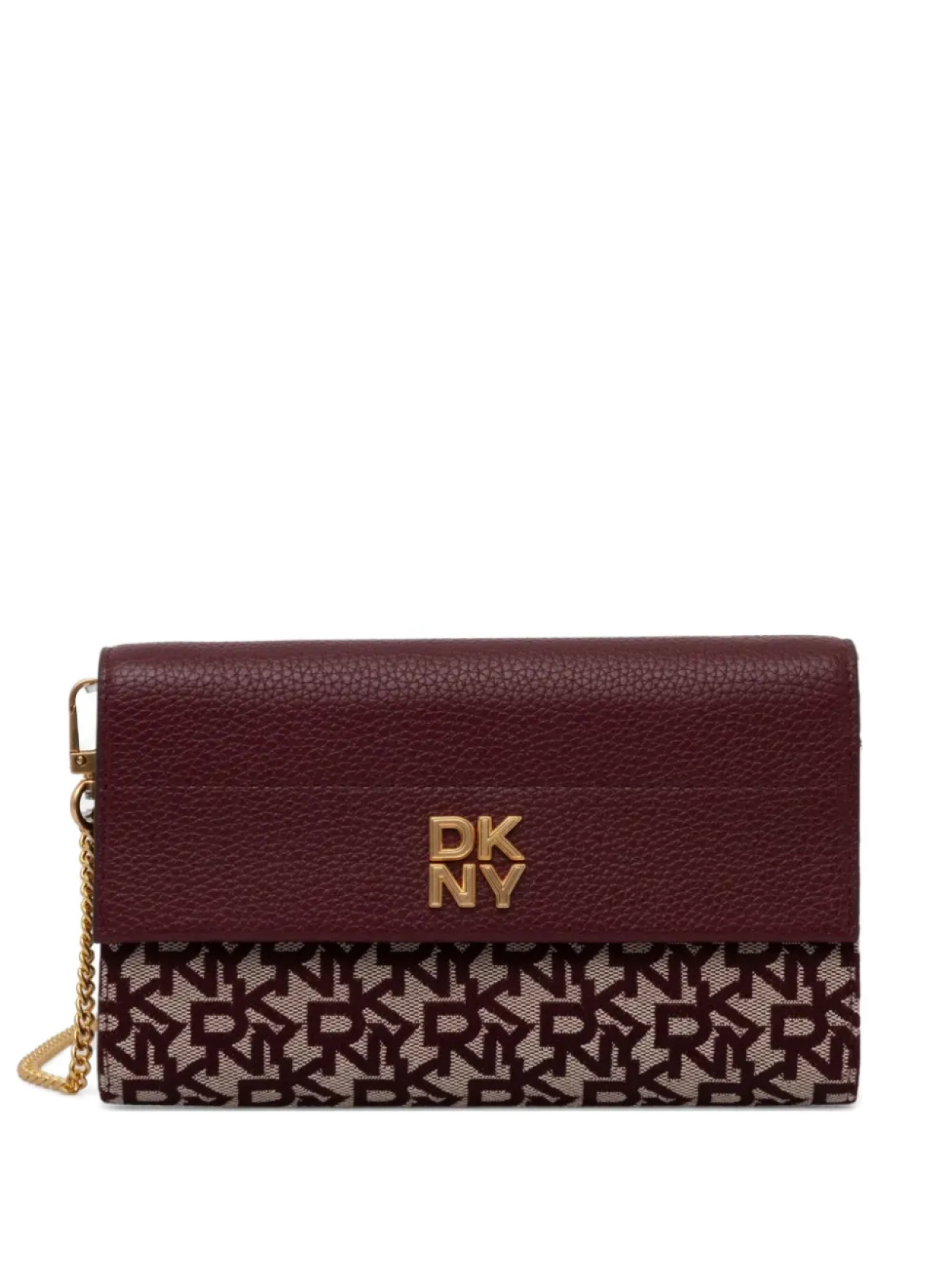 

Двухцветный кошелек DKNY, красный