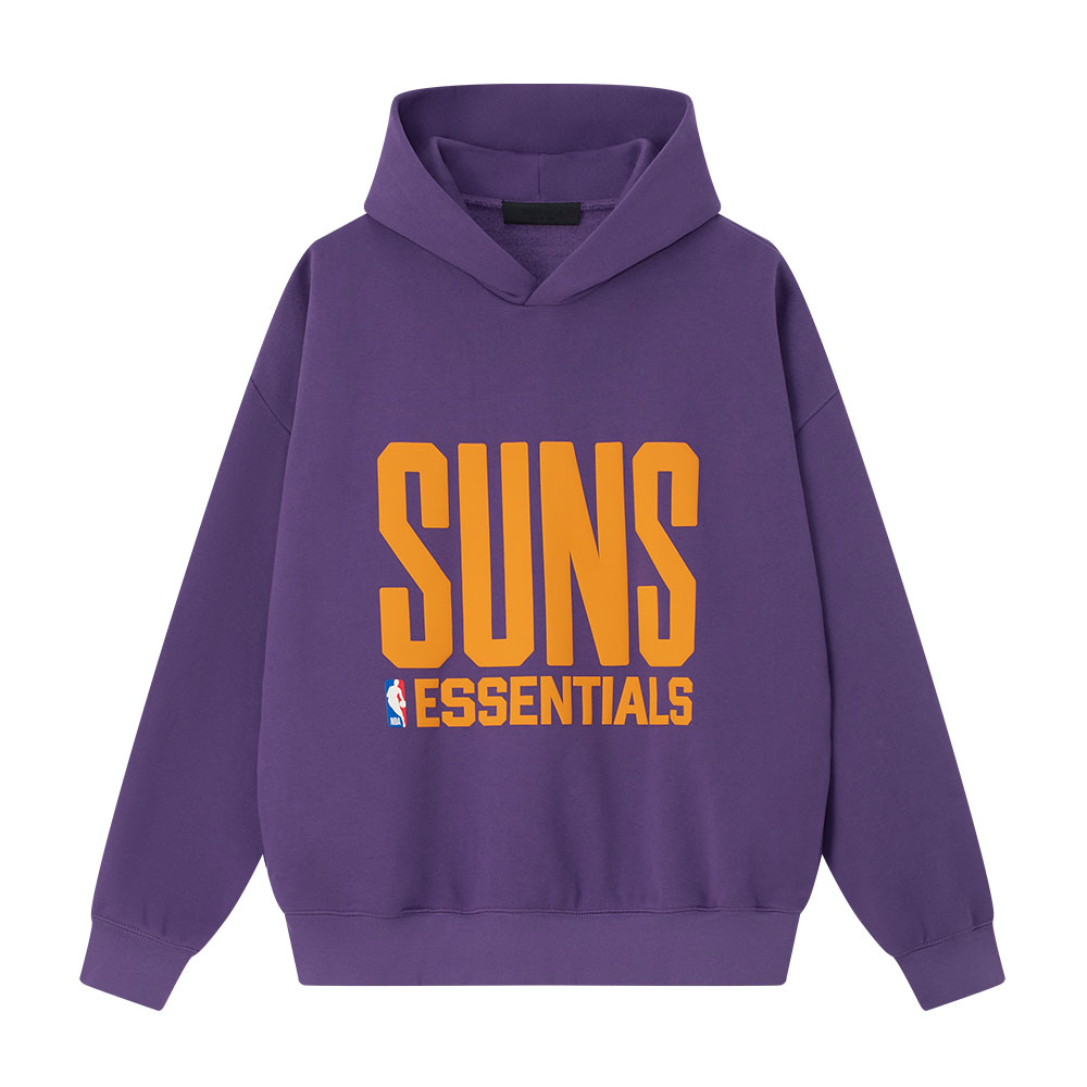 

Мужская толстовка NBA FW25 SUNS SPORT FIT Fear Of God Essentials, фиолетовый reign/sun фиолетовый
