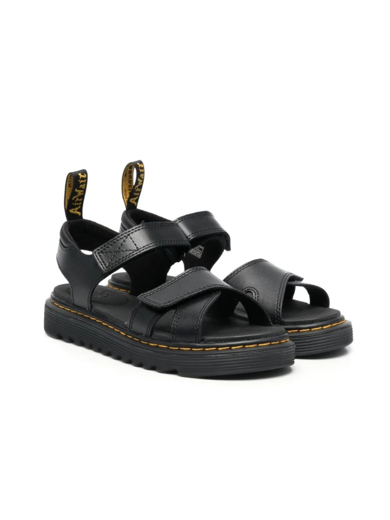 

Dr. Martens Kids массивные сандалии Vossie, черный