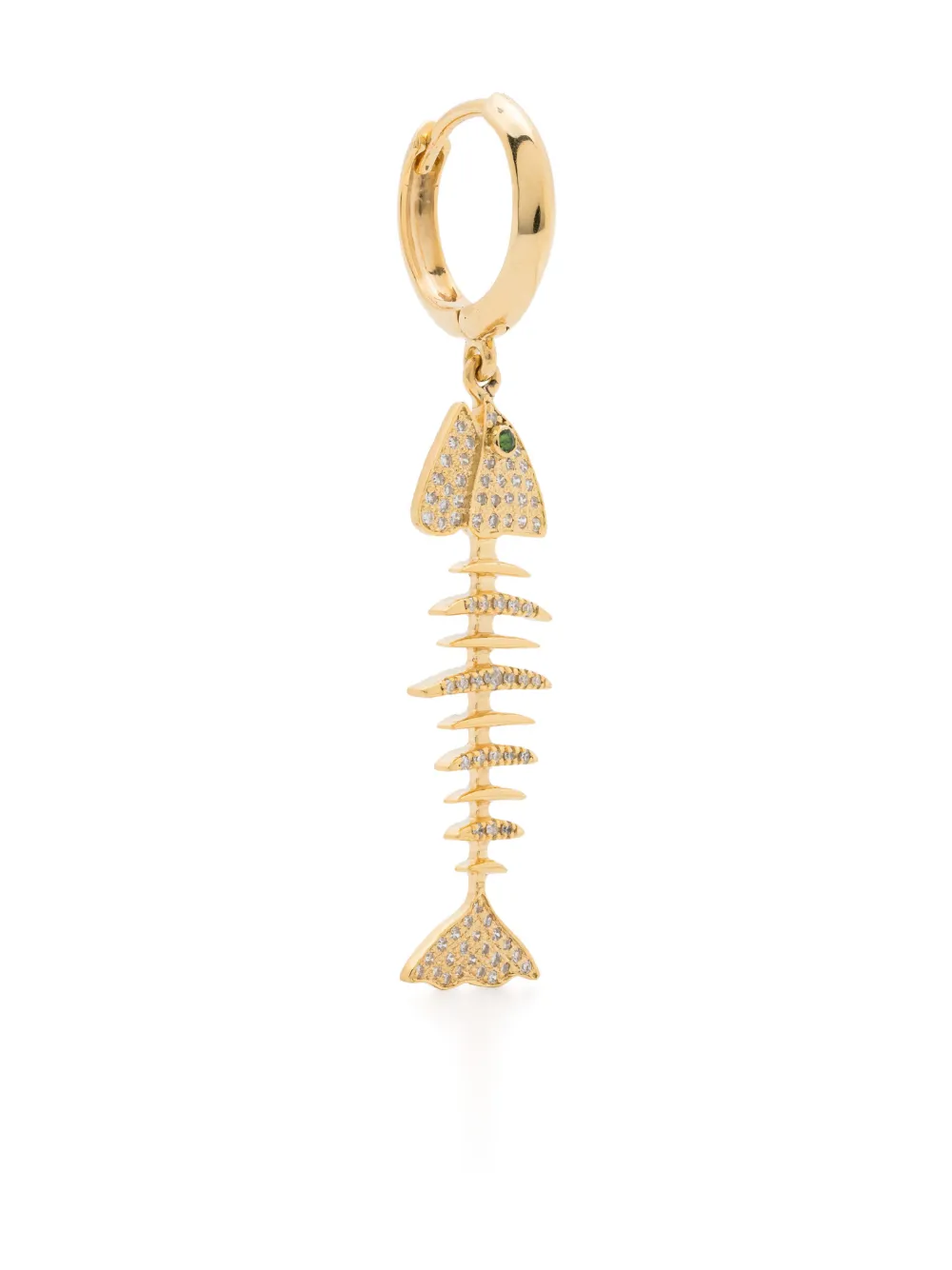 

Серьга Wishbone из желтого золота Kamushki, золотой