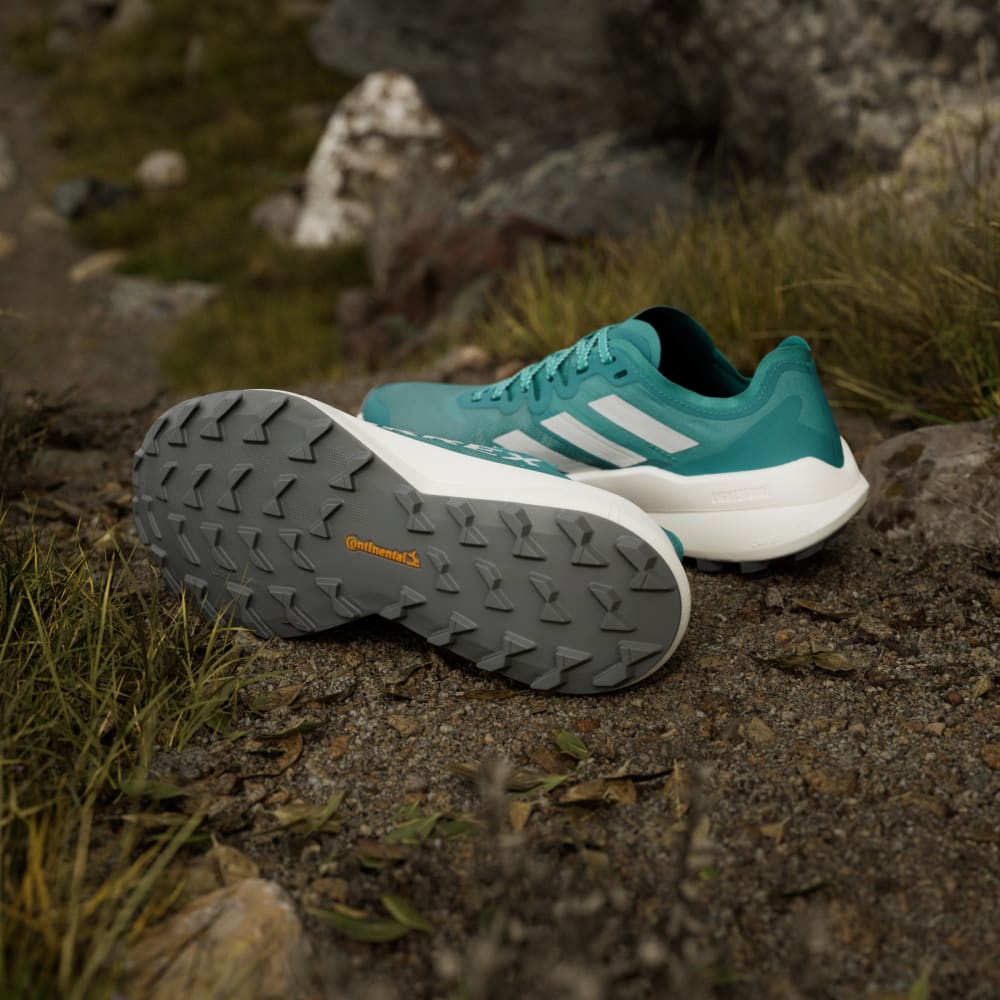 Кроссовки Adidas Terrex Agravic Speed Trail Running Shoes, цвет Pure Teal/Grey One/Semi Flash Aqua — фото 3
