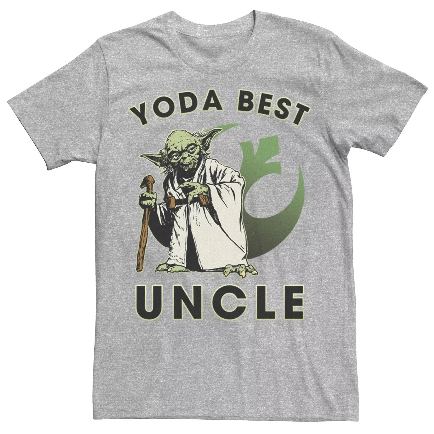 

Мужская футболка с логотипом Yoda Best Uncle Rebel Star Wars