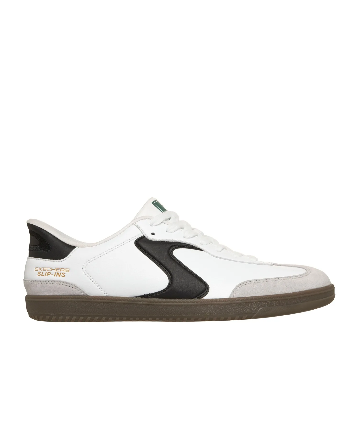 Мужские кроссовки slip-ins из искусственной кожи Skechers Hands Free Slip-ins бело-черные — фото 4