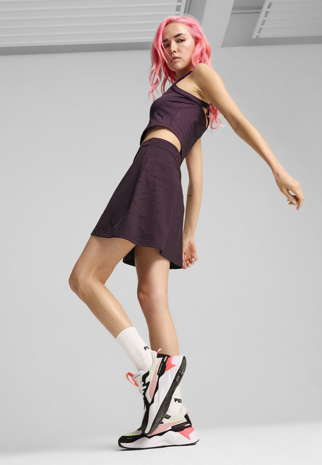 

Юбка А-силуэта DARE TO STRUKTURIERTER Puma, фиолетовый