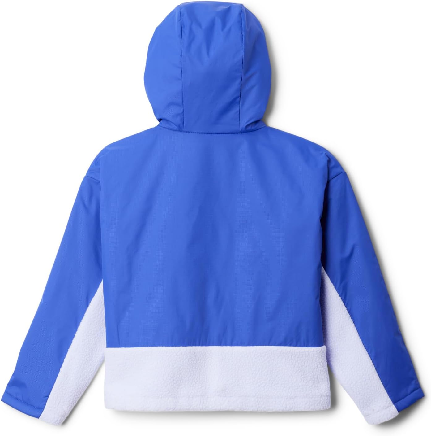 Columbia детская толстовка Benton Springs Novelty с капюшоном из флиса, Snowdrift/Clematis Blue — фото 2