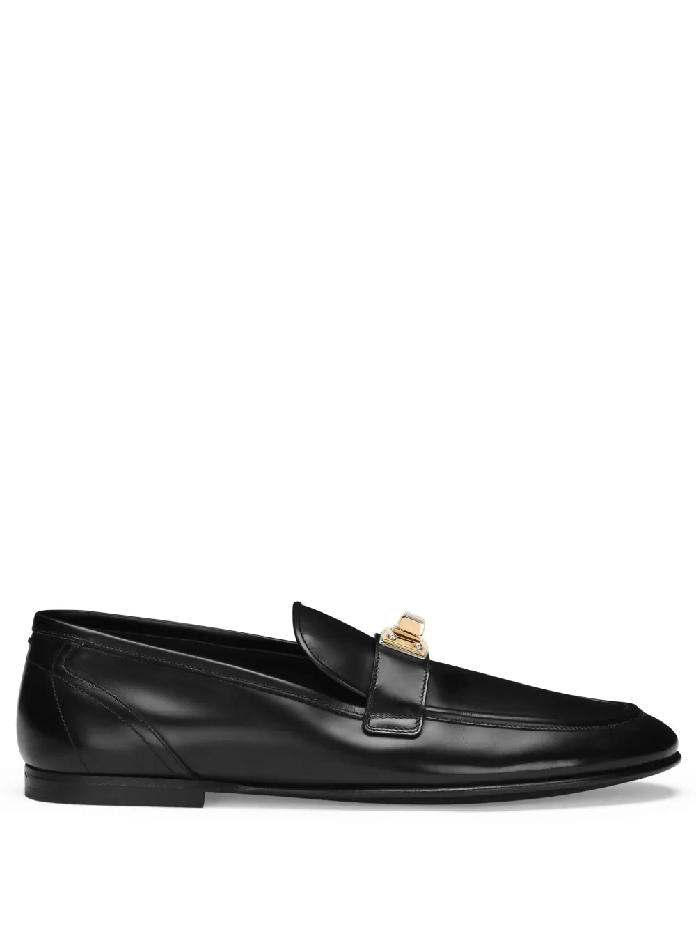 

Лоферы с логотипом DOLCE & GABBANA, черный