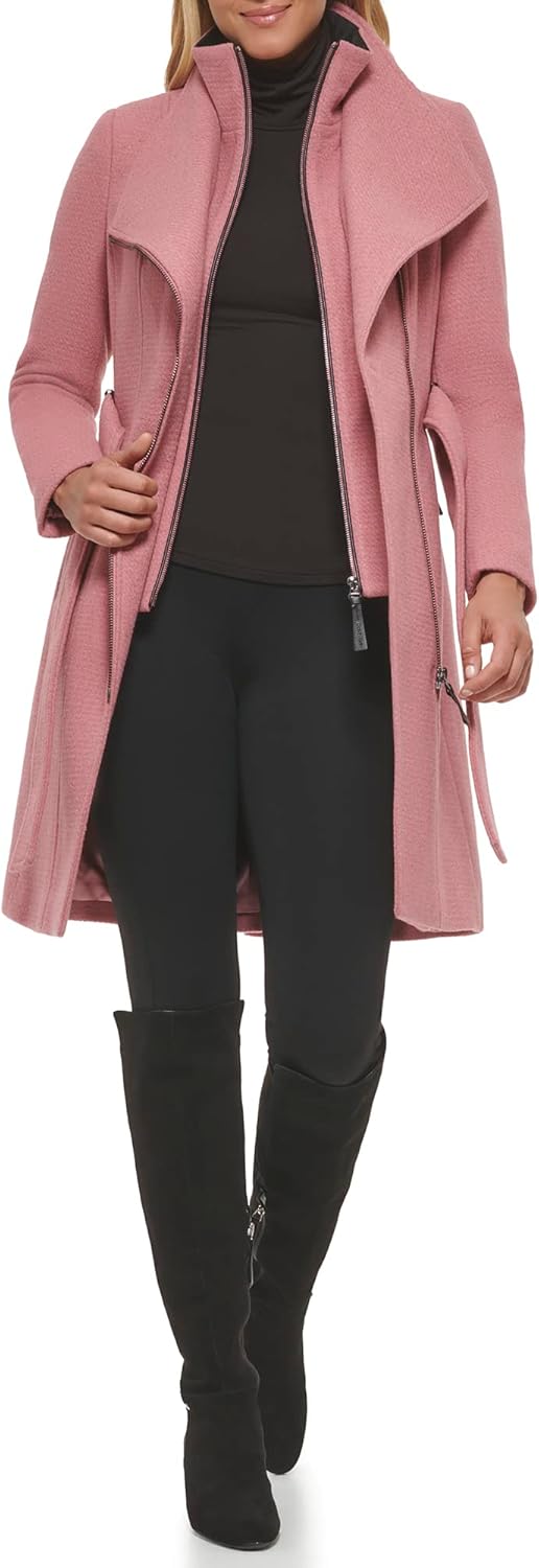 Женская шерстяная куртка Calvin Klein, Angled Twill Rose — фото 4