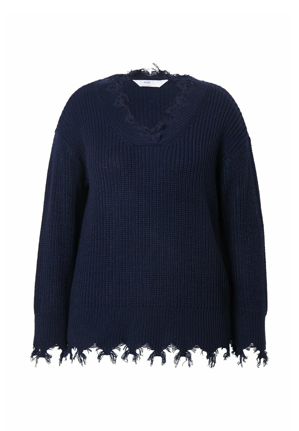 

Джемпер WITH FRINGES AND LONG SLEEVES Angel of Style, темно-синий