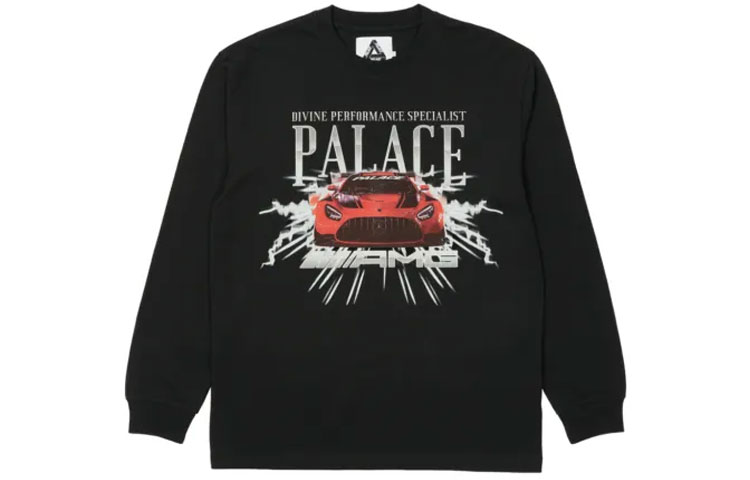 

Футболка с длинным рукавом AMG PALACE, черная