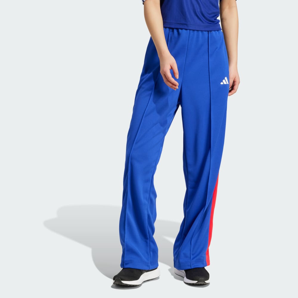 

Спортивный костюм Adidas Tiro Nations Pack Wide-Leg Pants, цвет Semi Lucid Blue/Pure Ruby/White