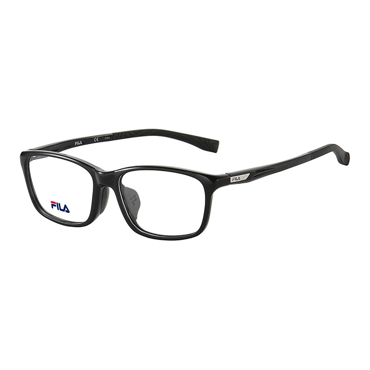 

FILA Пластиковая квадратная оправа очков от близорукости унисекс, 0Z42 Bright Black