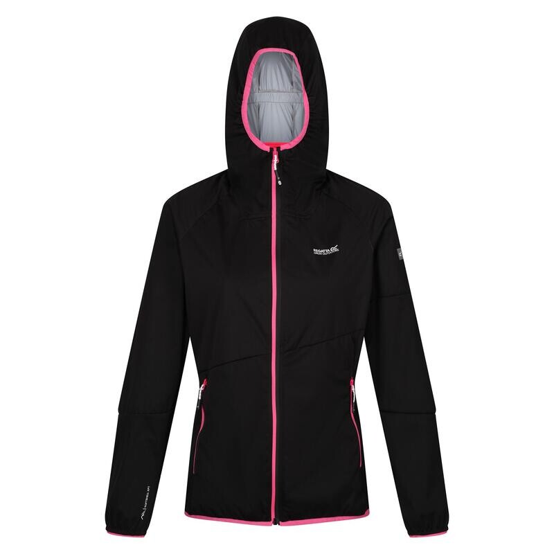 

Женская куртка Regatta, цвет black/pink