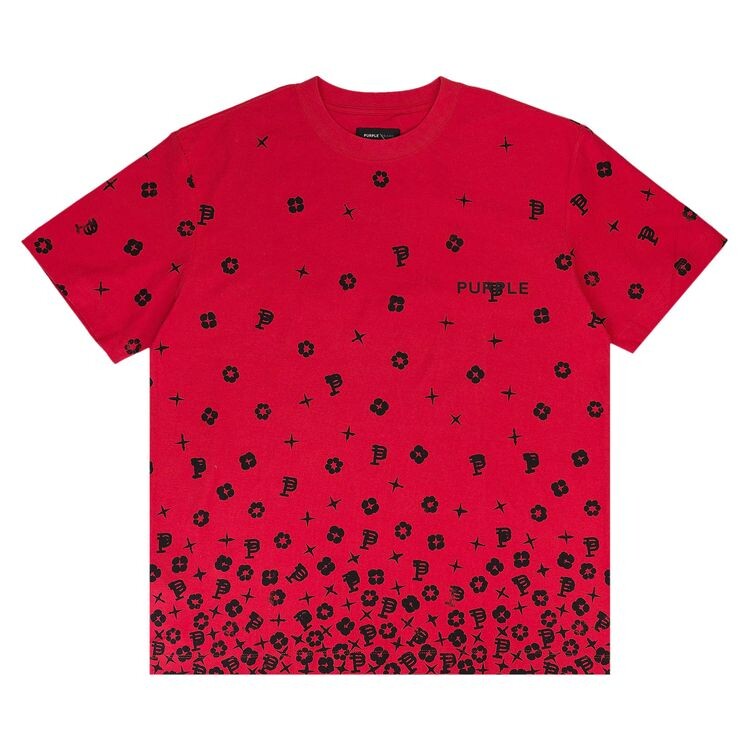 

Футболка PURPLE BRAND Textured Jersey Short-Sleeve Tee Red, красный