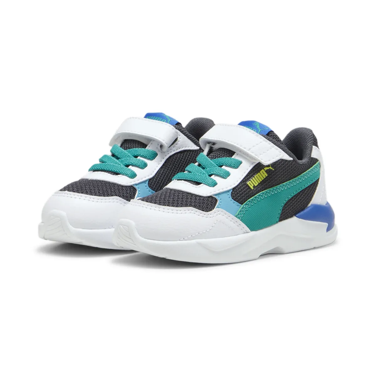 

Кроссовки PUMA "X-Ray Speed ​​​​Lite AC Sneakers Kids", цвет Strong Gray Sparkling Green White Bright Aqua
