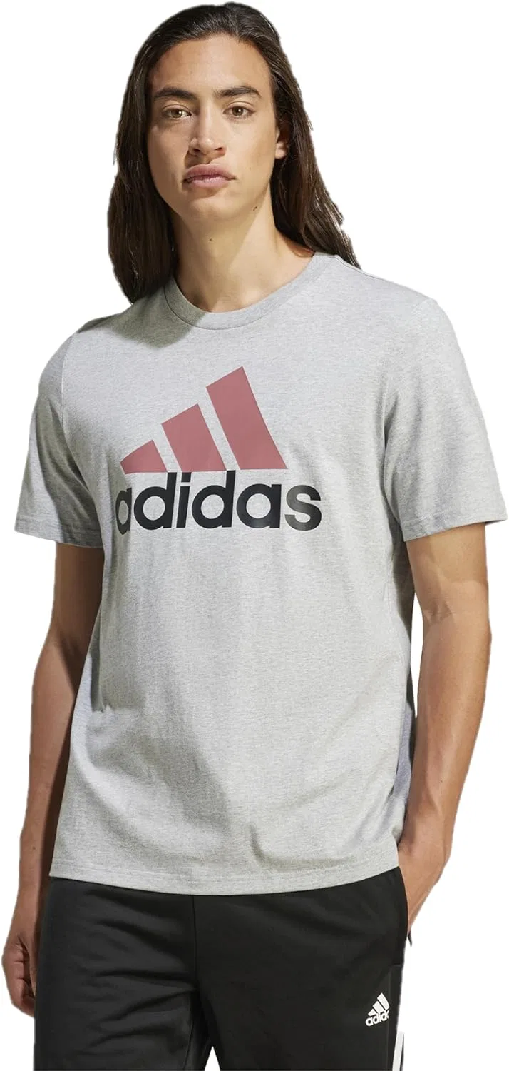 Мужская футболка adidas Essentials Single Jersey с тремя полосками