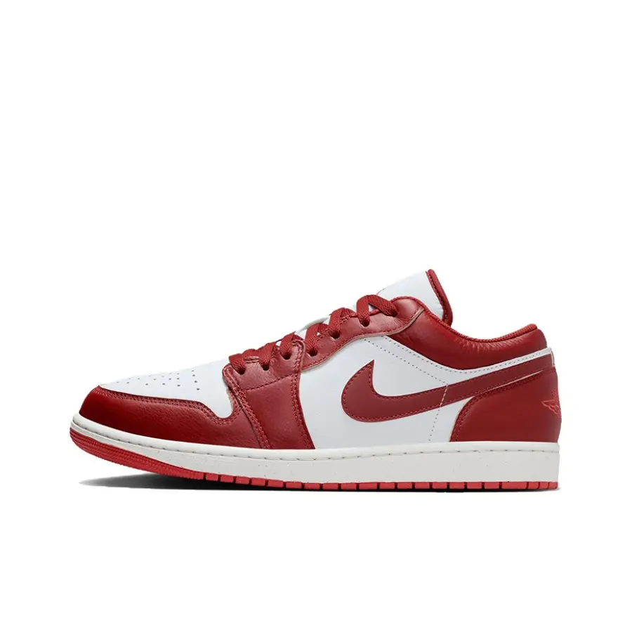 Кроссовки Air Jordan 1 Vintage Basketball Shoes Women's Low-Top Red — фото 3