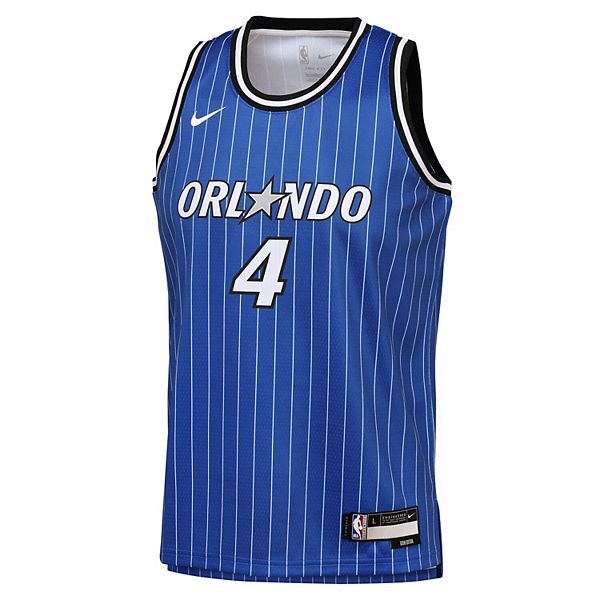Футболка Jalen Suggs Orlando Magic Swingman Icon Edition, синяя Nike — фото 3