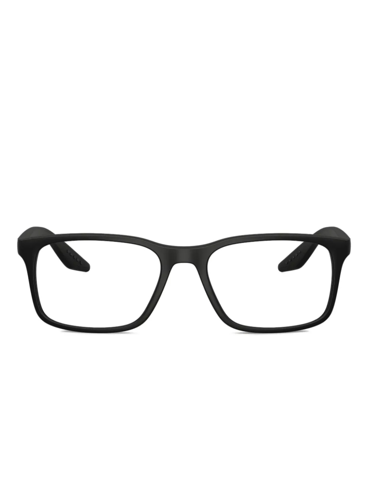 

Prada Linea Rossa rectangle-frame очки, черный