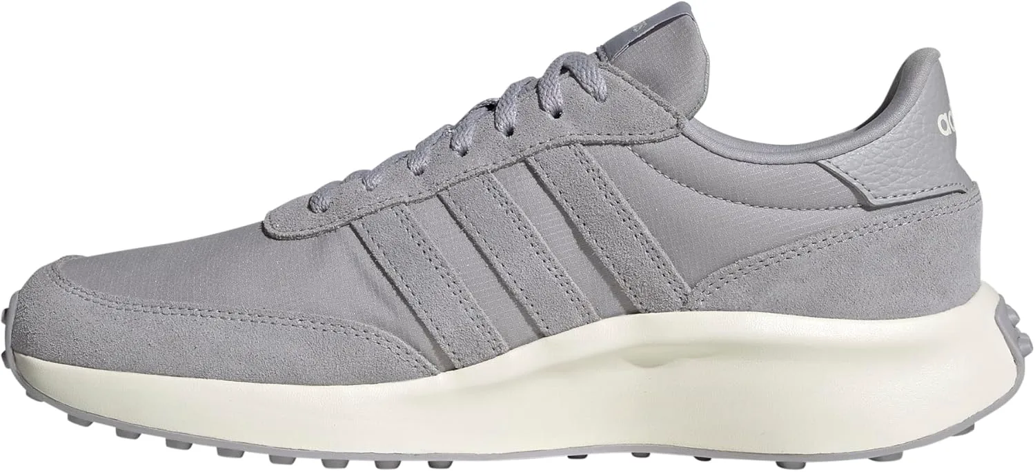 Кроссовки Adidas Originals Men's Run 70S на шнуровке, серый/белый — фото 2