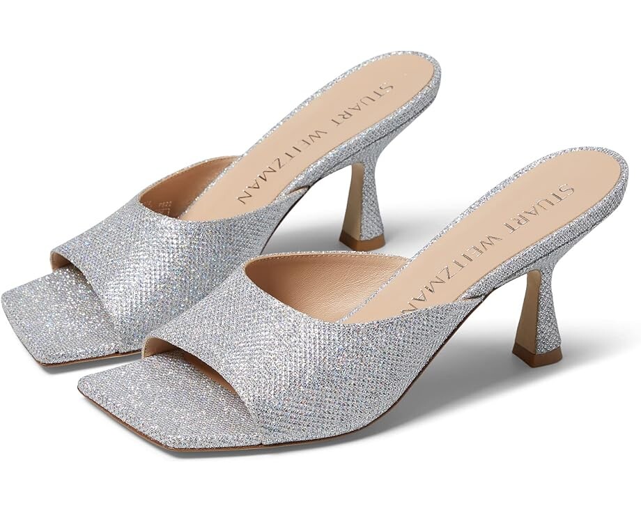

Туфли Stuart Weitzman Tia 75 Slide Sandal, цвет Crystal
