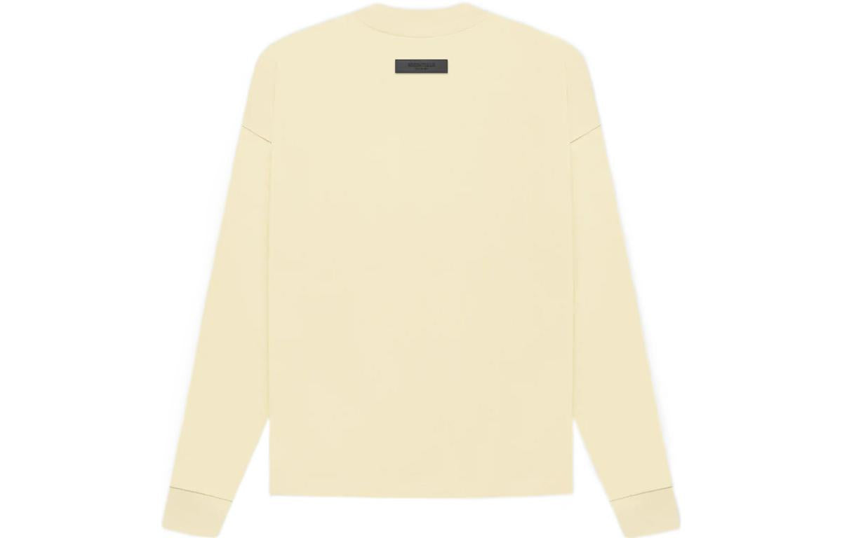 Футболка Fear of God Essentials FW22 Long Sleeve Tee 'Canary' FOG-FW22-551, желтый — фото 3
