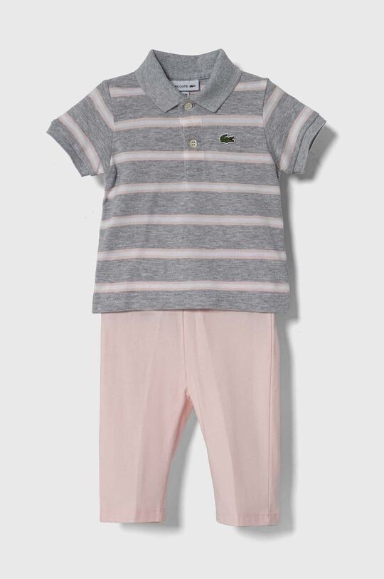 

Пижама для новорожденных Lacoste, серый