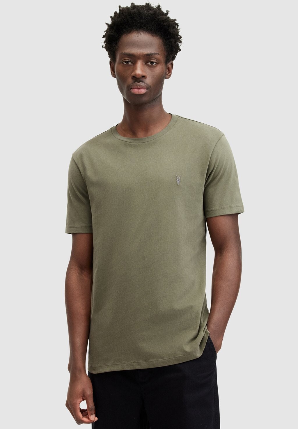 

Базовая футболка BRACE CREW AllSaints, зеленый