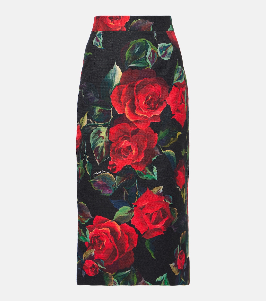 

Цветочная юбка-карандаш Dolce&Gabbana, Rosa Rossa F.Nero