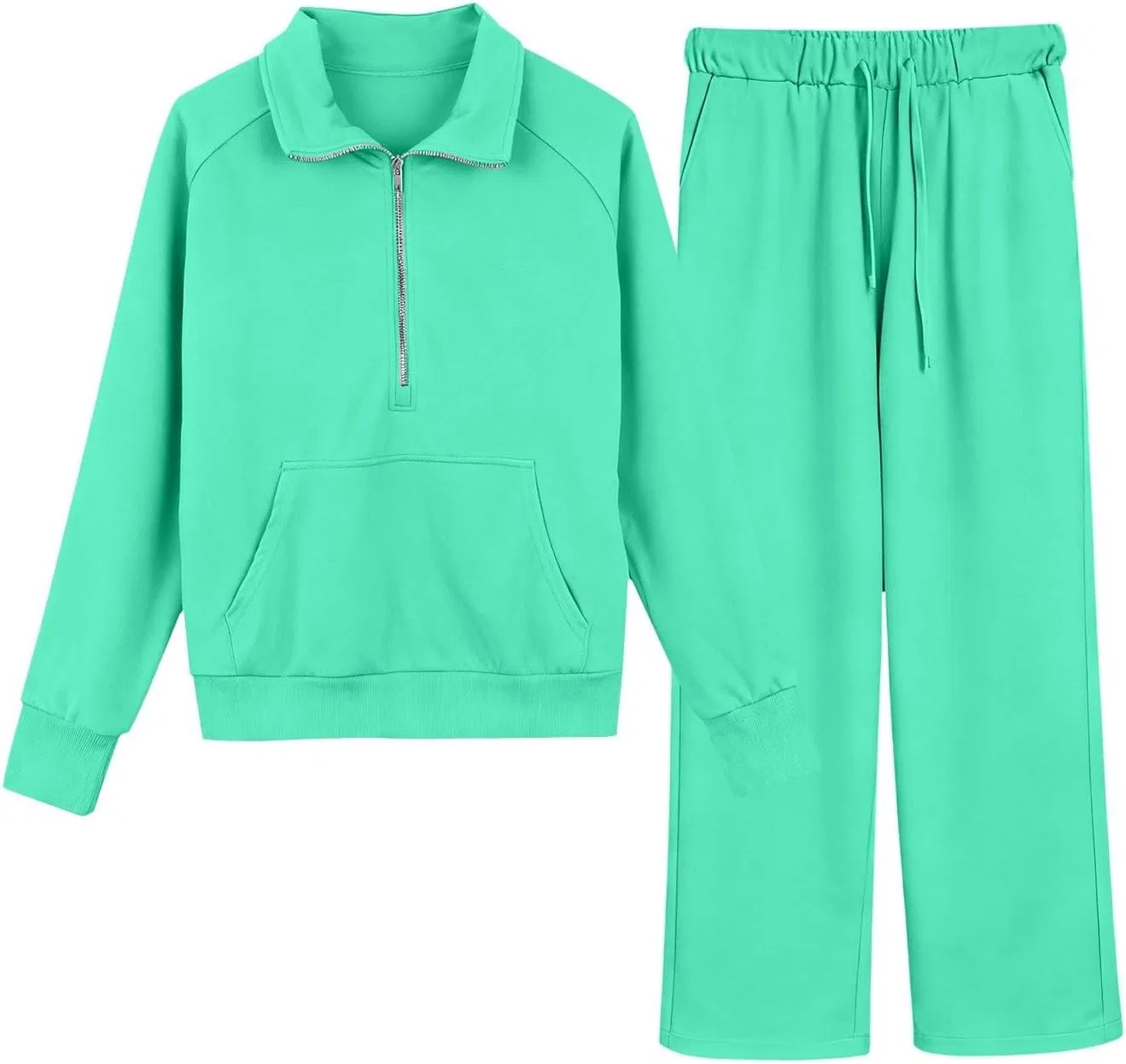 Спортивный костюм для девочек, 2 предмета, C-mint Green — фото 3