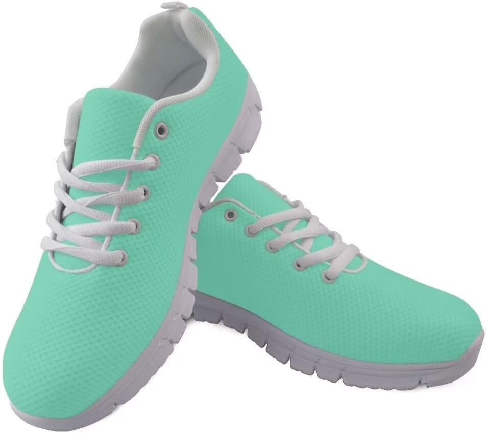 

Кроссовки Jeiento для женщин и мужчин, этнический стиль, сетчатые беговые кроссовки, спортивные кроссовки для тренировок, шнуровка, теннисные кроссовки, противоскользящие спортивные кроссовки для зала, Mint