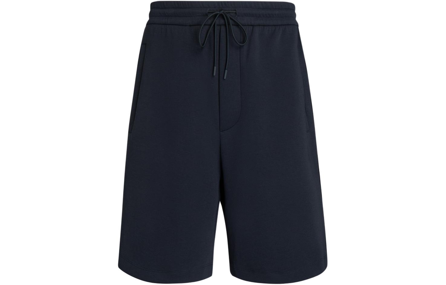 

Джерси с логотипом и шнурком EMPORIO ARMANI, темно-синий