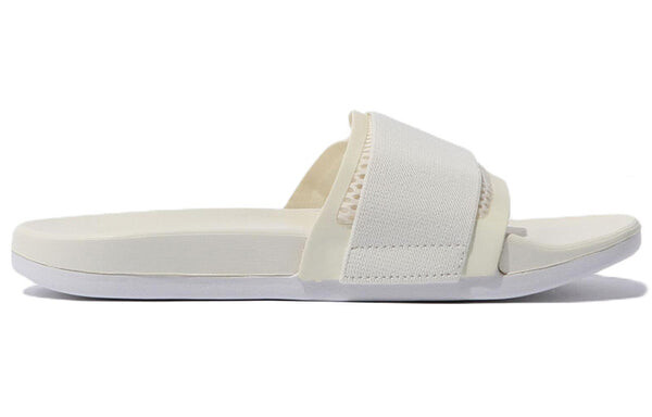 Тапочки stella mccartney x slide 'off white signal orange' Adidas, бежевый — фото 3