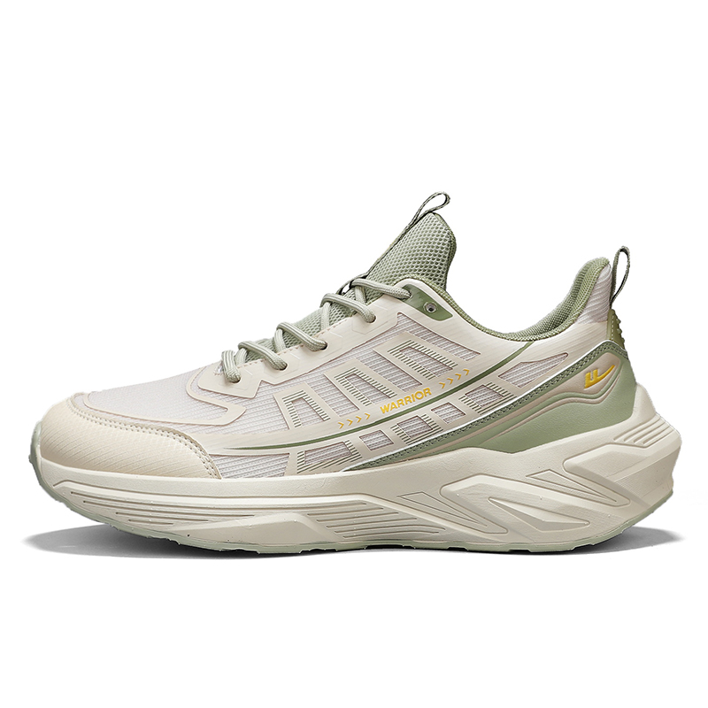 

WARRIOR Скользоустойчивые и дышащие мужские баскетбольные кроссовки низкие - хаки зелёный, цвет Khaki Green